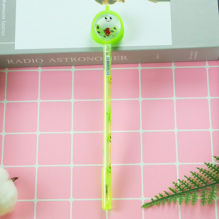 Lápiz de gel de zanahoria de frutas de plástico de plástico al por mayor